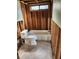 Bathroom undergoing remodeling, showcasing the layout, plumbing, and electrical framework at 1801 Gulf N Dr # 175, Bradenton Beach, FL 34217