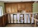 Incomplete kitchen remodel, showcasing the layout, plumbing, and electrical framework at 1801 Gulf N Dr # 175, Bradenton Beach, FL 34217
