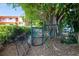 Gated access to the community walkway at 630 Companion Way, Longboat Key, FL 34228