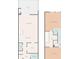 A detailed floor plan showcasing the layout of the home including the primary bedroom, living room, and kitchen at 1655 58Th S Ter # 7, St Petersburg, FL 33712