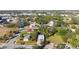 An aerial view of a home with a large yard, close to parks and a river, nestled in a quiet neighborhood at 1717 32Nd St, Sarasota, FL 34234