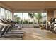 Bright and airy gym with state-of-the-art equipment and beautiful outdoor views at 223 Golden Gate Point # 2A, Sarasota, FL 34236