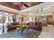 Large living room with a view of the kitchen and dining area, lots of natural light at 2611 Little Country Rd, Parrish, FL 34219