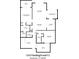 Detailed floor plan showcasing the layout of the home, including room dimensions and overall structure at 5343 Huntingwood Ct # 33, Sarasota, FL 34235