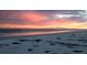 Coastal beach view at sunset with pink and orange sky over the ocean at 2299 Riverwood Ct, Sarasota, FL 34231