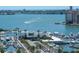 Picturesque waterfront view showcasing a marina with boats, restaurant, and stunning ocean scenery at 2264 Floyd St, Sarasota, FL 34239