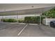 Well maintained covered parking area at 800 S Blvd Of Presidents # 12, Sarasota, FL 34236