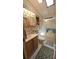 Functional bathroom featuring a sink, toilet, and shower, offering a clean and practical space at 3333 26Th E Ave # 1219, Bradenton, FL 34208