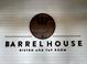 Close-up view of the Barrel House Bistro and Tap Room sign at 12826 Sorrento Way, Bradenton, FL 34211