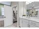 Contemporary bathroom featuring a toilet room, modern vanity, and light-filled space at 13891 Heartwood Way, Parrish, FL 34219