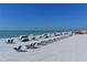 Relax on this pristine beach with available chairs, umbrellas and cabanas at 240 Sands Point Rd # 4201, Longboat Key, FL 34228