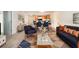 Cozy living room featuring stylish furniture, hardwood floors, and an open layout at 101 S Gulfstream Ave # 10E, Sarasota, FL 34236