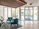 Bright lobby featuring modern decor, tile flooring, and large windows offering natural light and beautiful views at 101 S Gulfstream Ave # 10E, Sarasota, FL 34236