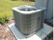 Carrier brand air conditioner unit on concrete pad at 4326 Silo Port Ct, Lakewood Ranch, FL 34211