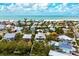 Aerial view of the home's close proximity to the beach and the intercoastal waterway at 727 Holly Rd, Anna Maria, FL 34216