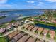 An aerial view showing the property location, nearby pond and ocean and its proximity to local waterways at 3904 Waypoint Ave, Osprey, FL 34229