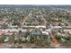 Expansive aerial shot of the area, revealing the property's proximity to shops and other community features at 4536 1St N Ave, St Petersburg, FL 33713
