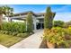 Community mailboxes set within a lush, landscaped area at 6077 Amberly Dr, Bradenton, FL 34208