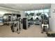 Modern gym featuring fitness equipment, mirrored walls, and scenic views at 1155 N Gulfstream Ave # 607, Sarasota, FL 34236