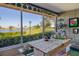 Sunroom features large windows with a serene water view and ample natural light at 6420 13Th Avenue W Dr, Bradenton, FL 34209
