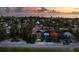 Aerial community view of beachfront properties showcasing serene ocean and neighborhood views at 915 N Shore Dr, Anna Maria, FL 34216