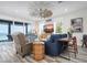 Charming living area with water views, comfortable seating, and an open floor plan at 915 N Shore Dr, Anna Maria, FL 34216