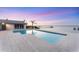 Pool with a water view at 7416 Riverview Dr, Bradenton, FL 34209