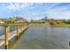 Beautiful waterfront houses with docks, green lawns, and picturesque landscaping at 7416 Riverview Dr, Bradenton, FL 34209