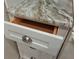 Kitchen drawers with granite countertops, and modern hardware at 3756 Lake Bayshore # 509, Bradenton, FL 34205