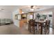 Dining room with kitchen view, seamlessly connecting living spaces at 3395 Hardee Dr, Venice, FL 34292