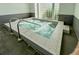 Relaxing indoor hot tub area with tile accents, providing a spa-like experience at 4714 Potomac Cir, Bradenton, FL 34210