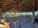 Community picnic pavilion with multiple picnic tables and water views at 4714 Potomac Cir, Bradenton, FL 34210