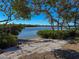 Scenic waterfront view with white sandy beach at 4714 Potomac Cir, Bradenton, FL 34210