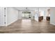 Open floor plan featuring updated flooring, recessed lighting, and modern finishes at 5445 Bahia Vista St, Sarasota, FL 34232