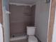 Bathroom showcasing a toilet and a shower at 1801 Gulf N Dr # 121, Bradenton Beach, FL 34217