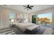Bright bedroom with a balcony view at 1214 Gulf Blvd, Englewood, FL 34223