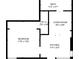 Floorplan of home highlighting the bedroom, living room, kitchen, walk in closet, and bathrooms at 2826 Marlette St, Sarasota, FL 34231