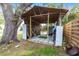 Open shed offering ample storage space for tools, equipment, or other outdoor essentials at 2826 Marlette St, Sarasota, FL 34231