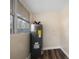 Utility room featuring a new Rheem water heater at 1010 E Lake Ave, Tampa, FL 33605