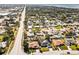 Aerial view of a suburban neighborhood, showcasing tree-lined streets and well-kept homes with landscaped yards at 7507 3Rd Nw Ave, Bradenton, FL 34209