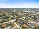 Aerial view of a well-developed residential area with lush landscaping and tree coverage, alongside commercial shopping at 7507 3Rd Nw Ave, Bradenton, FL 34209