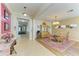 Elegant dining area featuring stylish furnishings and natural light at 11306 77Th E St, Parrish, FL 34219