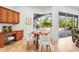 Breakfast nook with access to the pool and lanai at 6815 Turnberry Isle Ct, Lakewood Ranch, FL 34202