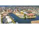 Aerial view showing home in waterfront community at 1327 Wesley Dr, Punta Gorda, FL 33950
