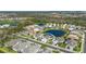 Aerial view of a home in a lakeside community showing its surrounding properties and location at 3325 Azurite Way, Bradenton, FL 34211