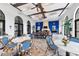 Well-appointed clubhouse interior with stylish seating, elegant décor, and ample natural light at 3325 Azurite Way, Bradenton, FL 34211