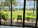 Enjoy beautiful golf course views from this sunny and bright lanai at 3500 El Conquistador Pkwy # 119, Bradenton, FL 34210
