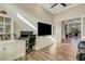 Spacious office with custom built-ins and a large window at 5341 Greenbrook Dr, Sarasota, FL 34238