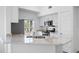 Modern kitchen with stainless steel appliances and granite countertops at 5711 Soldier Cir # 204, Sarasota, FL 34233