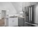 Bright kitchen with stainless appliances and sleek countertops at 5711 Soldier Cir # 204, Sarasota, FL 34233